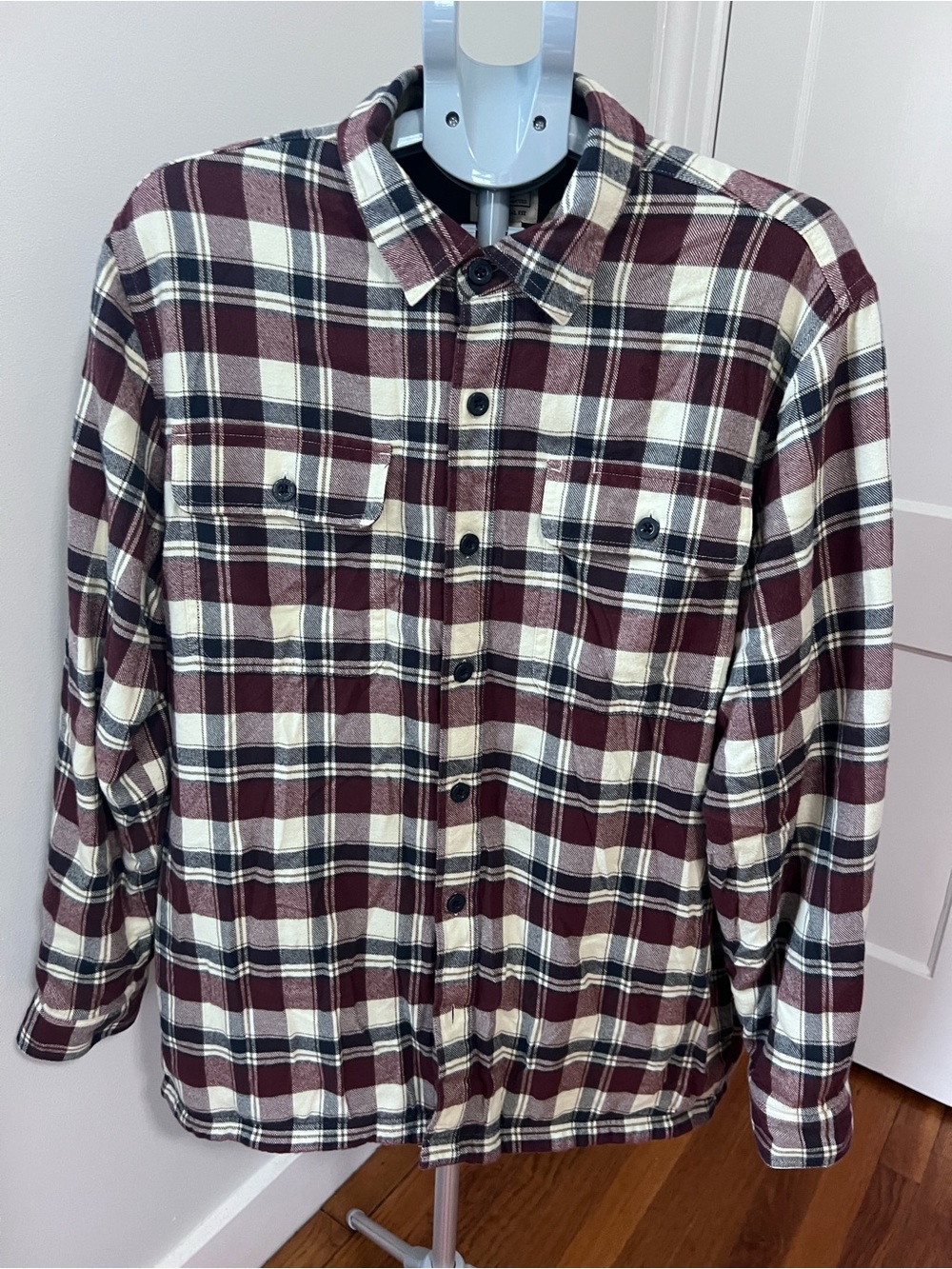 L.L Bean fleece lined flannel